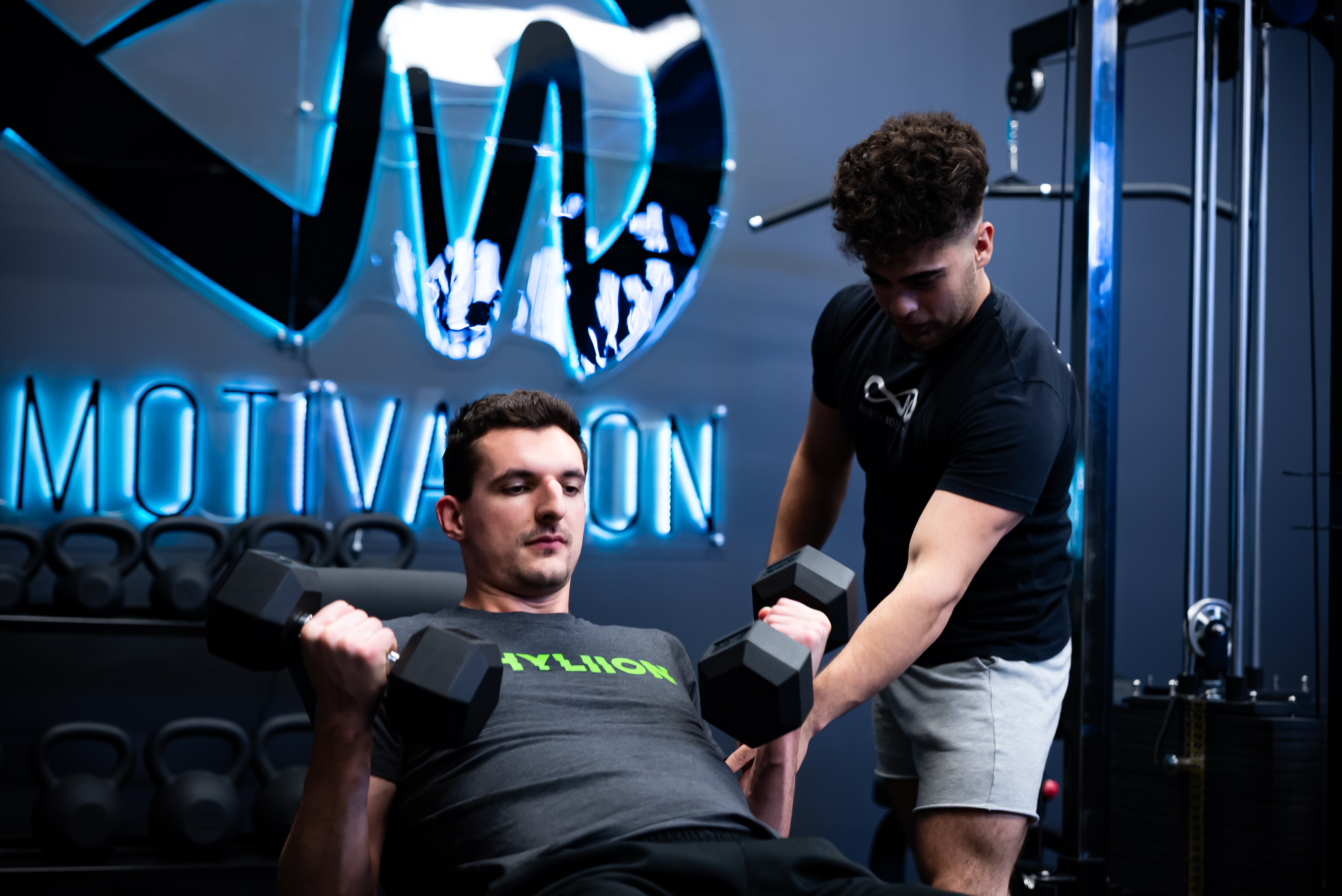 Real client training session in action