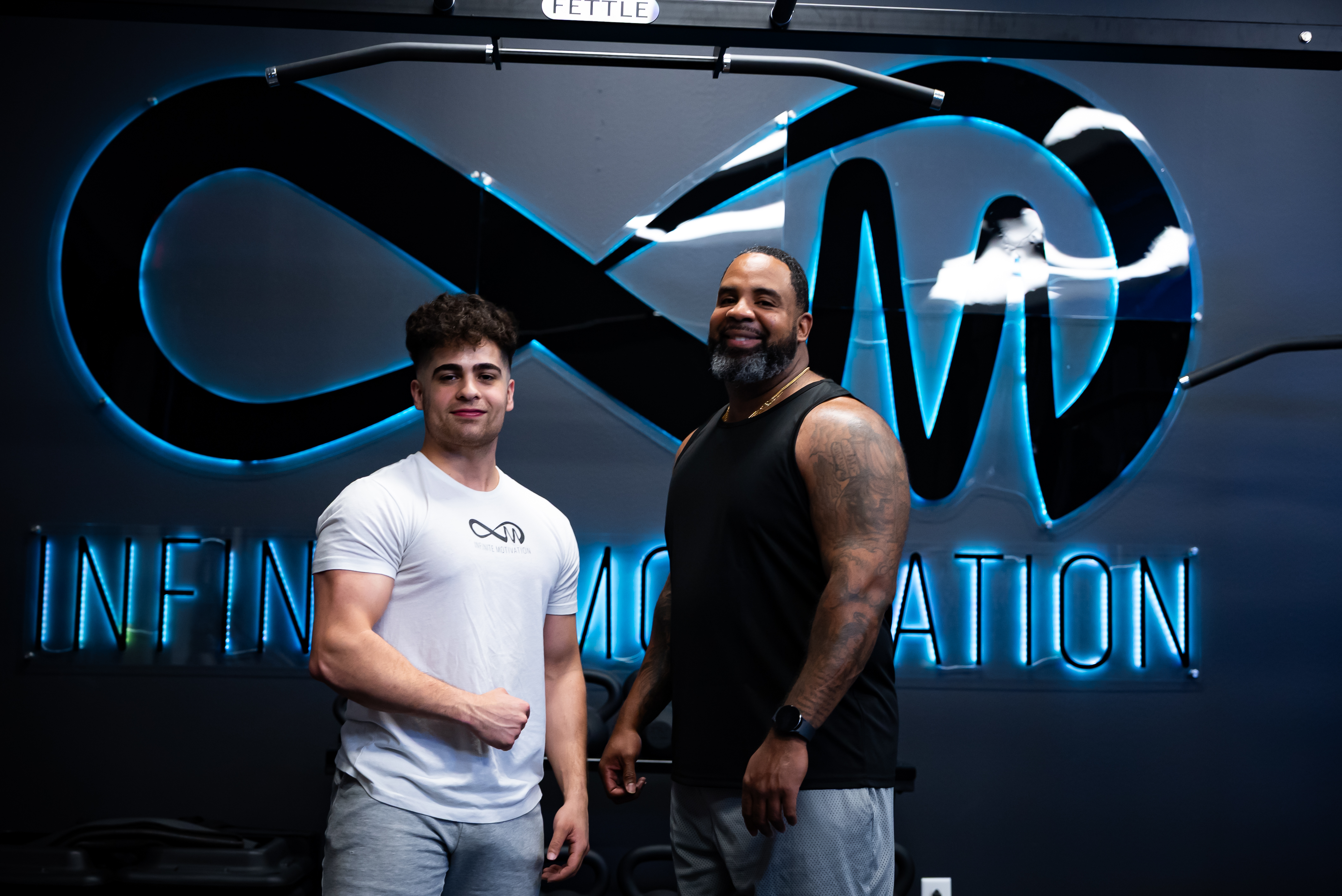 Client achieving personal best during training
