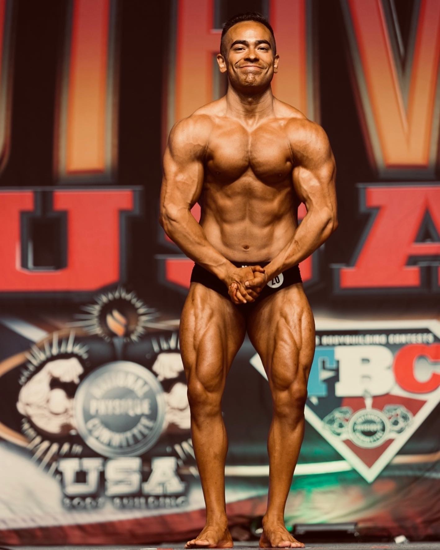 Founder's competitive bodybuilding achievement